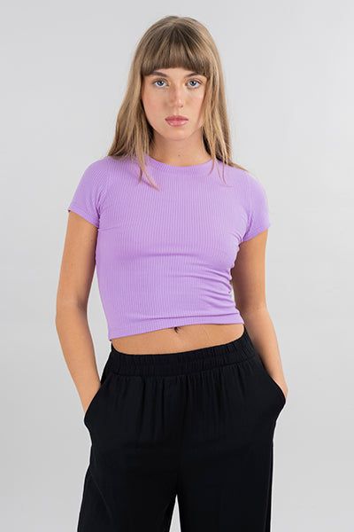 Top Manga Corta Acanalado sold by Shasa