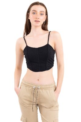 Top crop tirantes bustier sold by Shasa