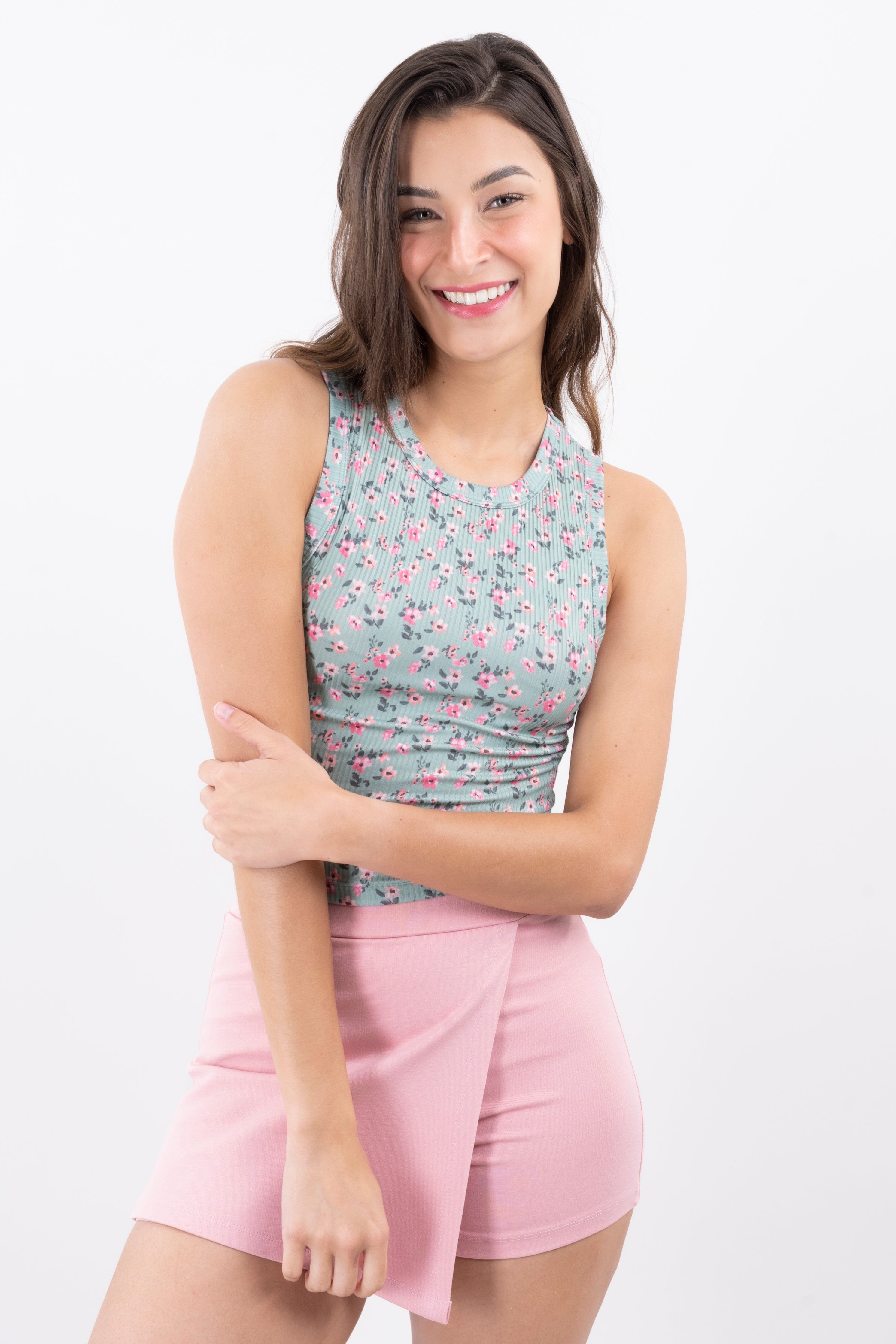 Top tank acanalado flores sold by Shasa product image thumbnail 5