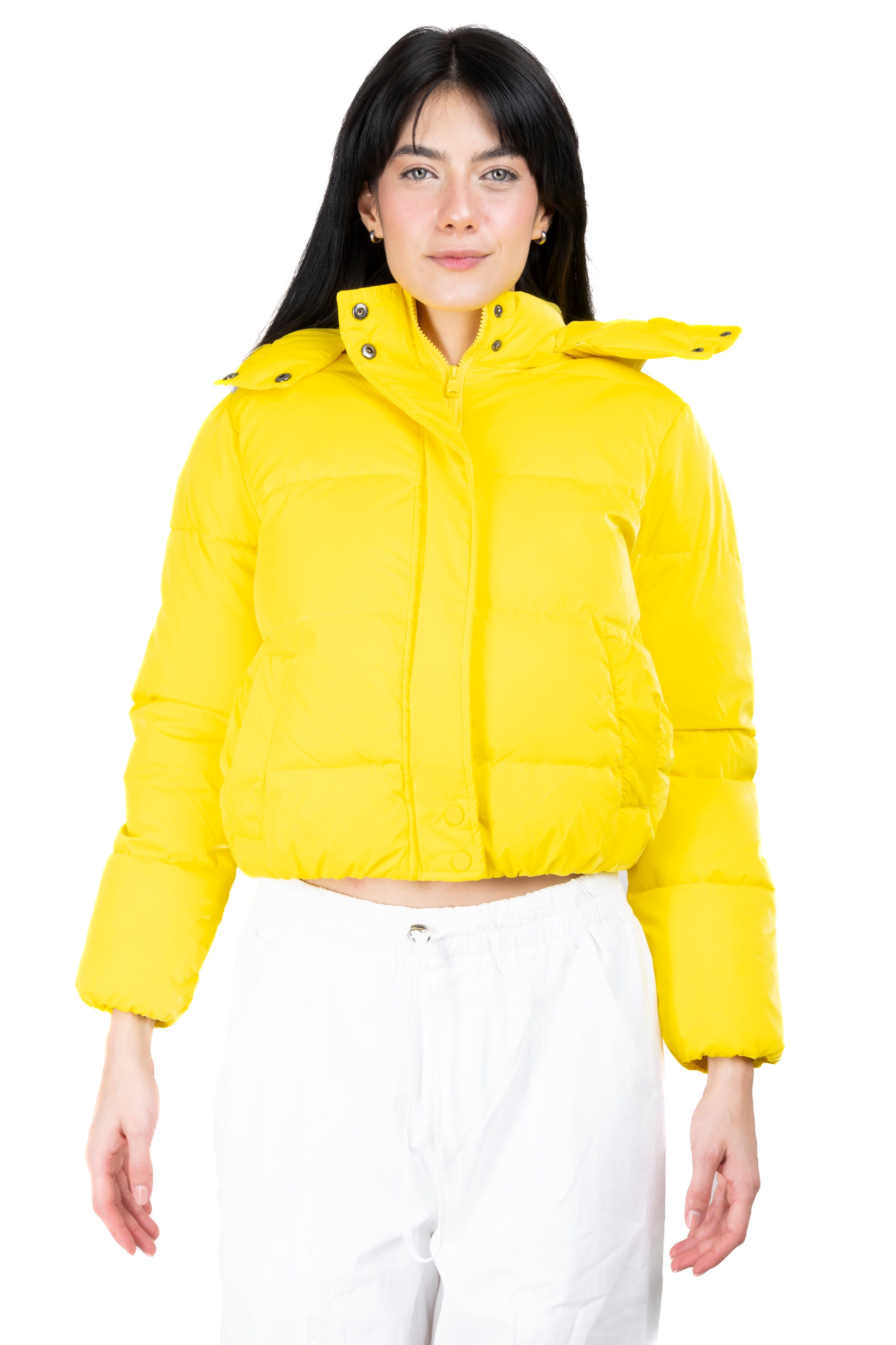 Chamarra crop puffer velvet sold by Shasa product image thumbnail 2