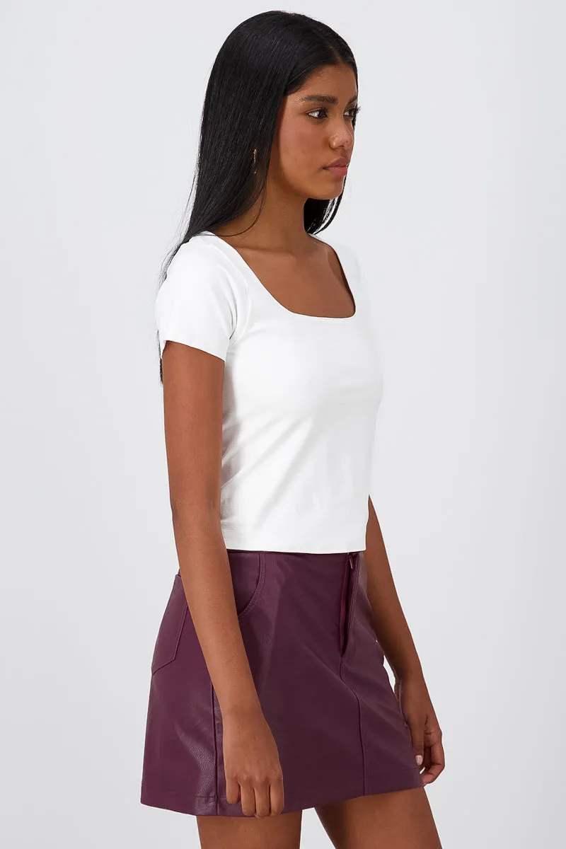 Playera Lisa Doble Tela Escote Cuadrado Hypsters sold by Shasa product image thumbnail 3