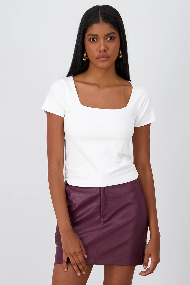 Playera Lisa Doble Tela Escote Cuadrado Hypsters sold by Shasa product image thumbnail 2