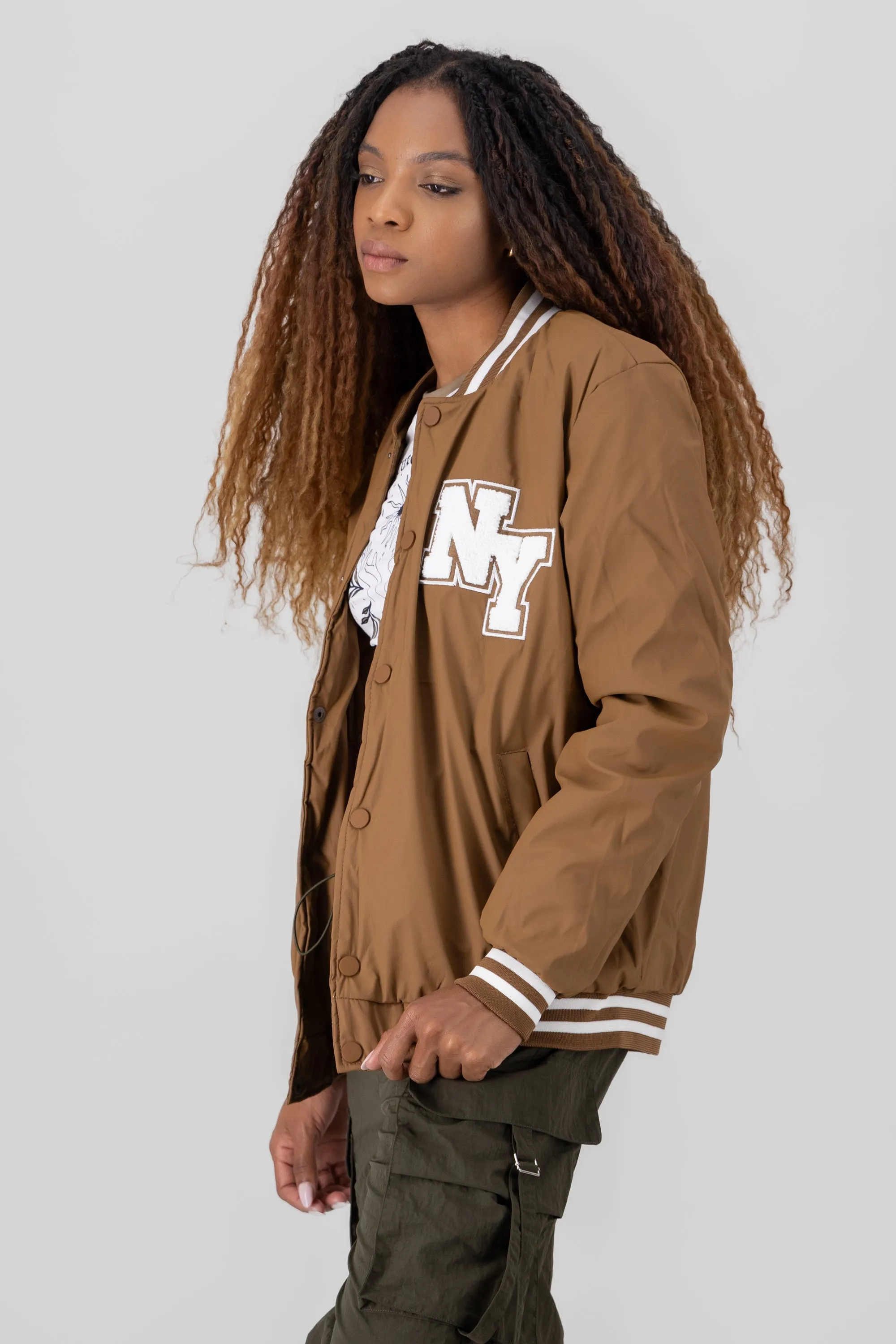 Bomber over ny manga larga sold by Shasa product image thumbnail 3
