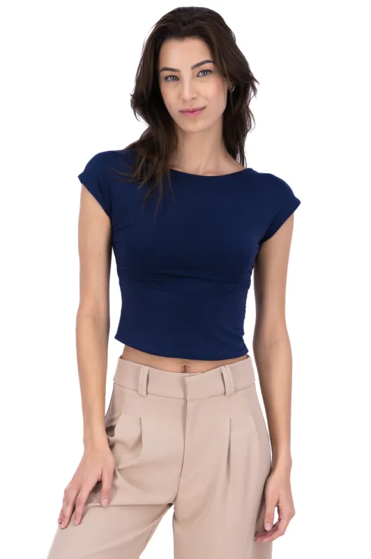 Top liso espalda escotada sold by Shasa