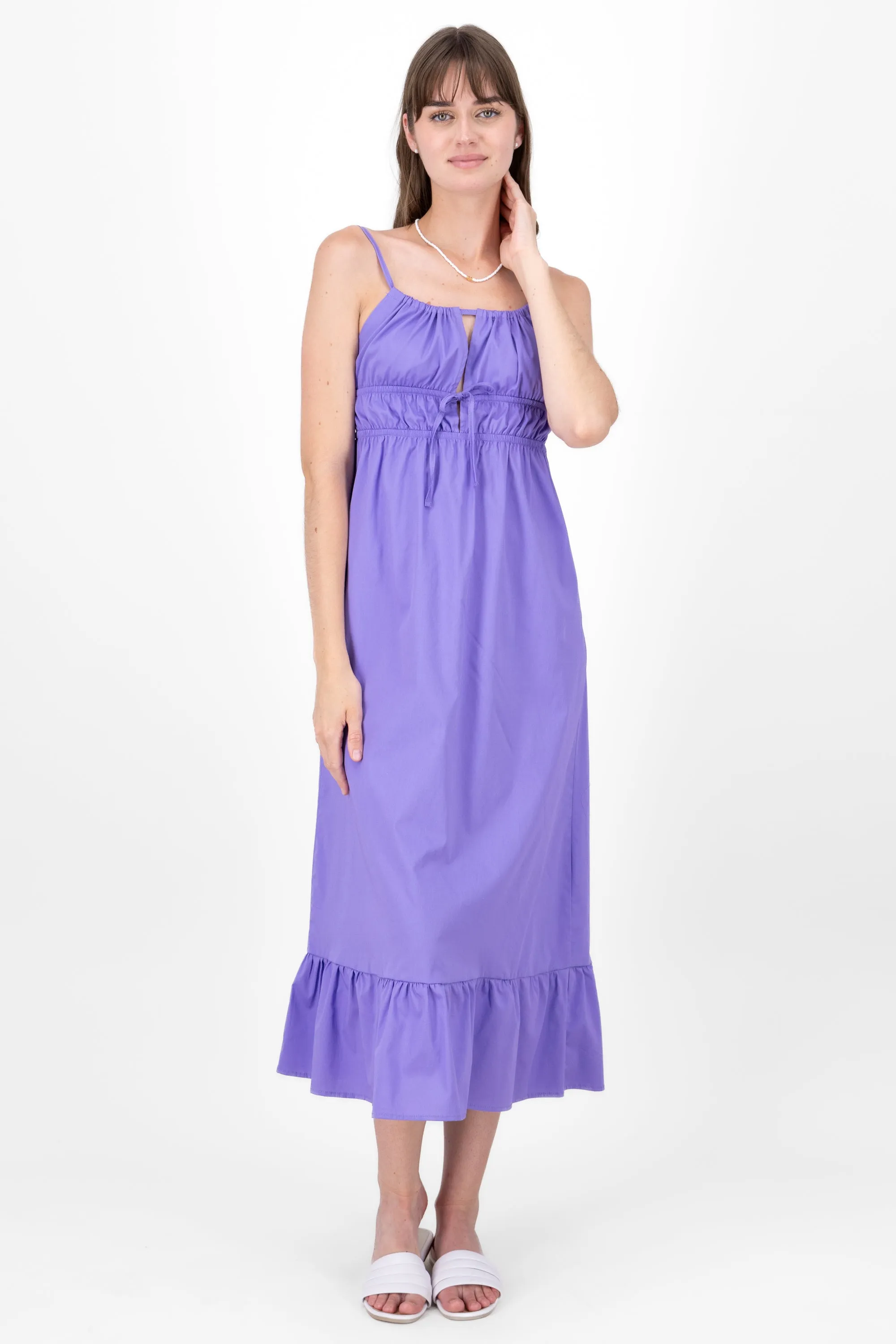 Vestido maxi tirantes detalle drapeado sold by Shasa product image thumbnail 2