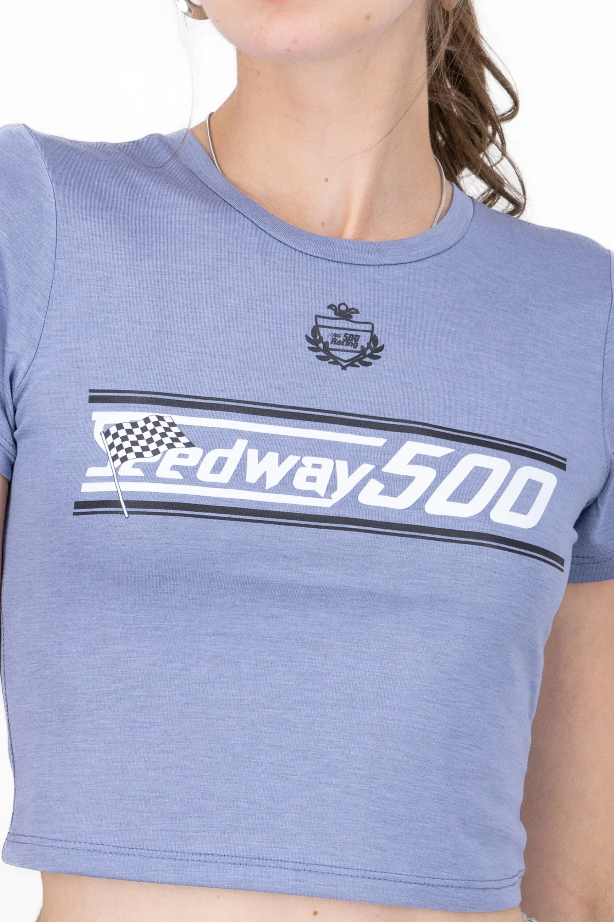 Playera crop racing sold by Shasa product image thumbnail 5