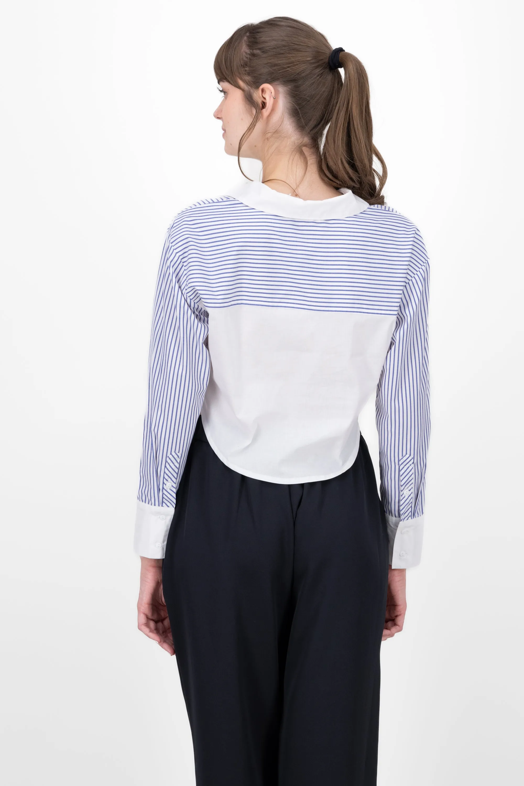 Camisa crop rayas combinada sold by Shasa product image thumbnail 4