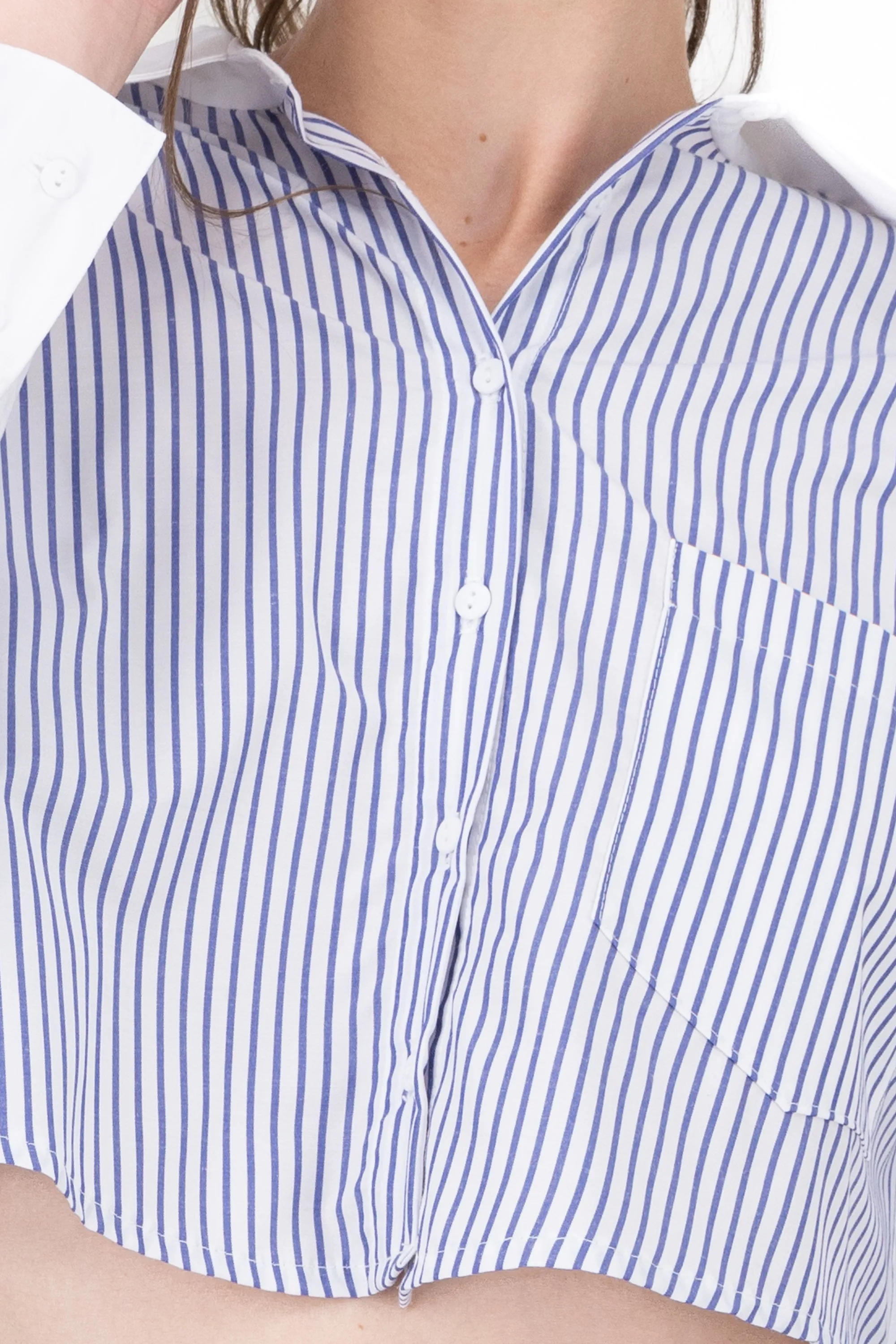 Camisa crop rayas combinada sold by Shasa product image thumbnail 5