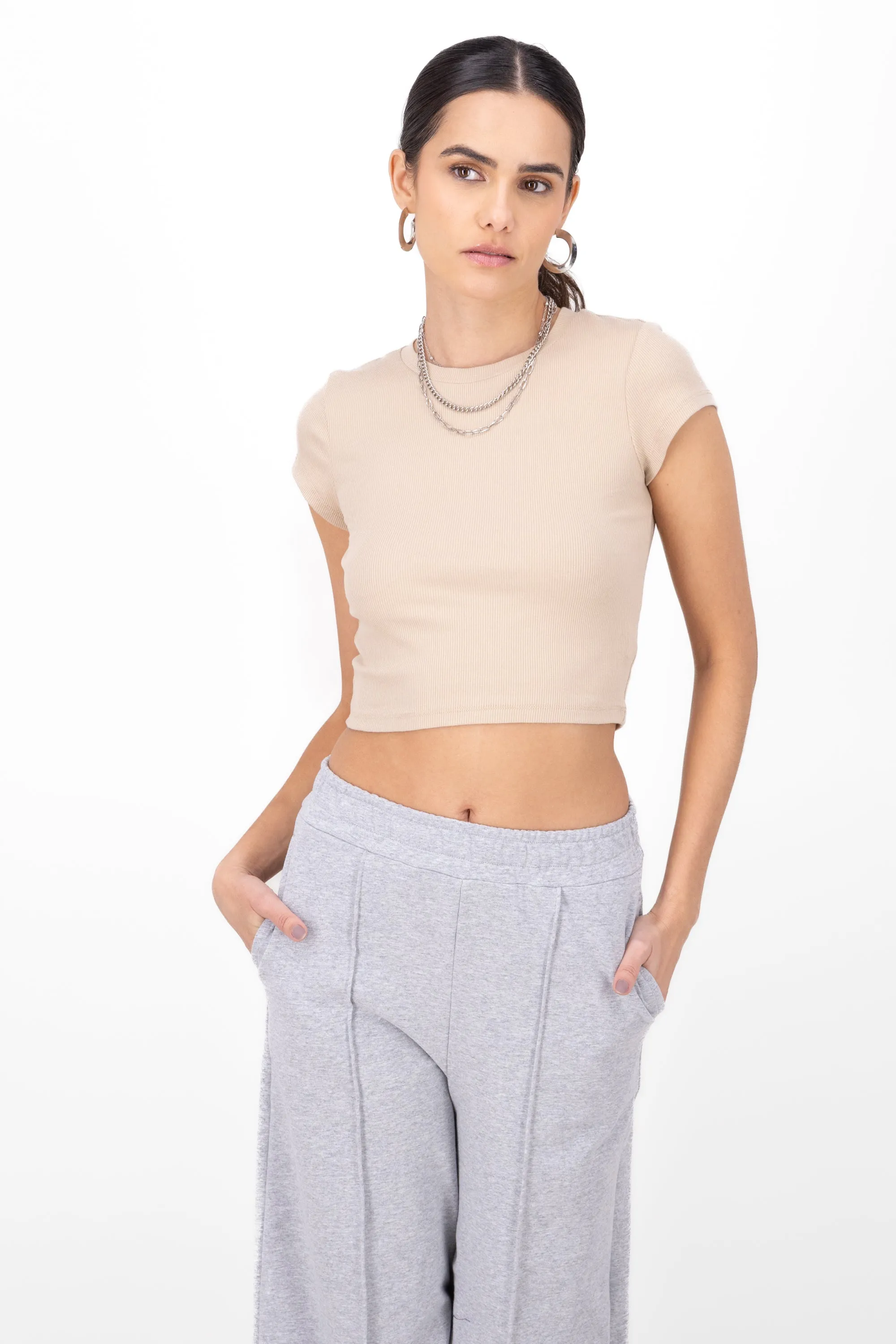 Top Rib Cuello Redondo Manga Corta sold by Shasa product image thumbnail 2