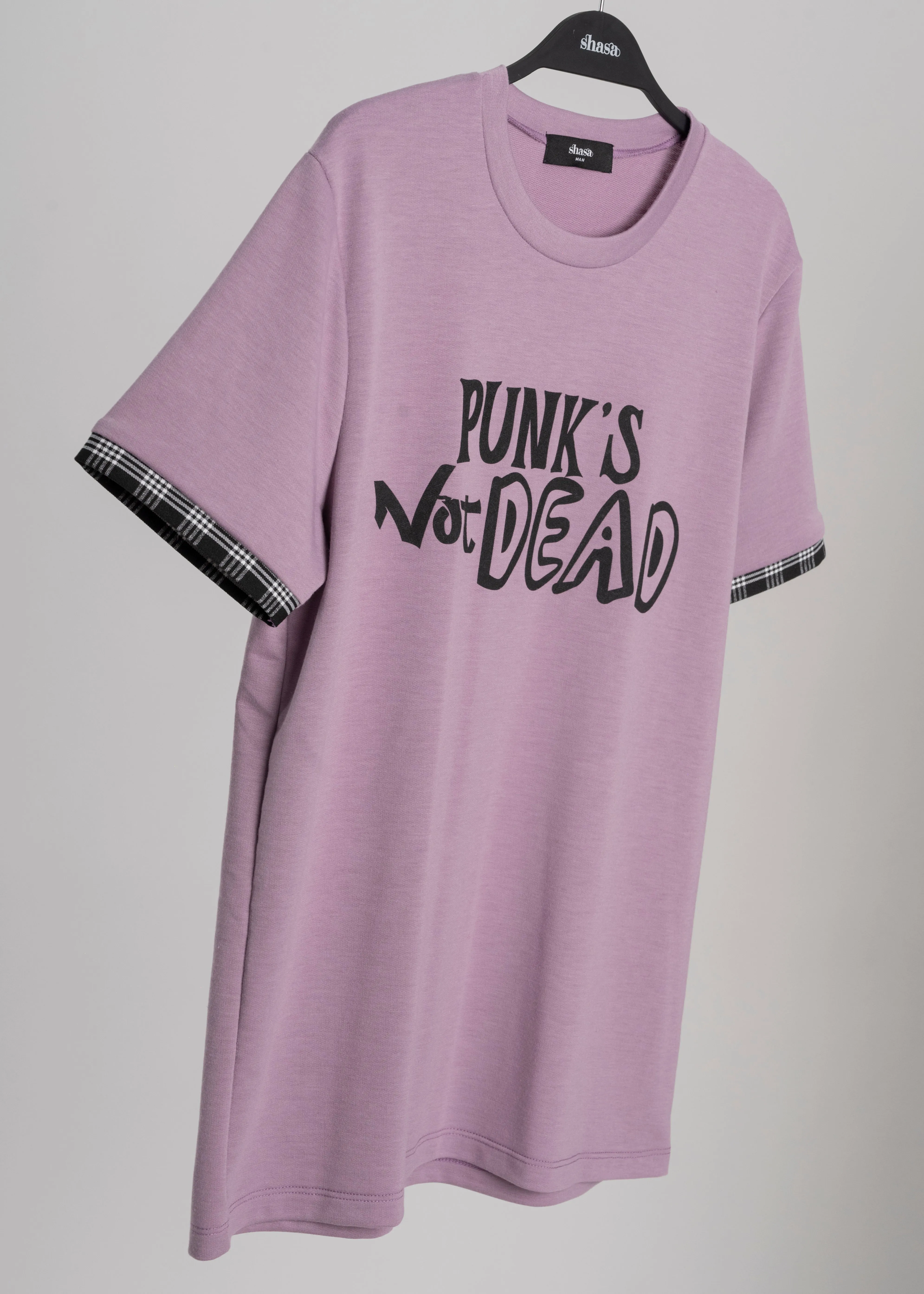 Playera estampado delantero Punk’s not dead sold by Shasa product image thumbnail 3