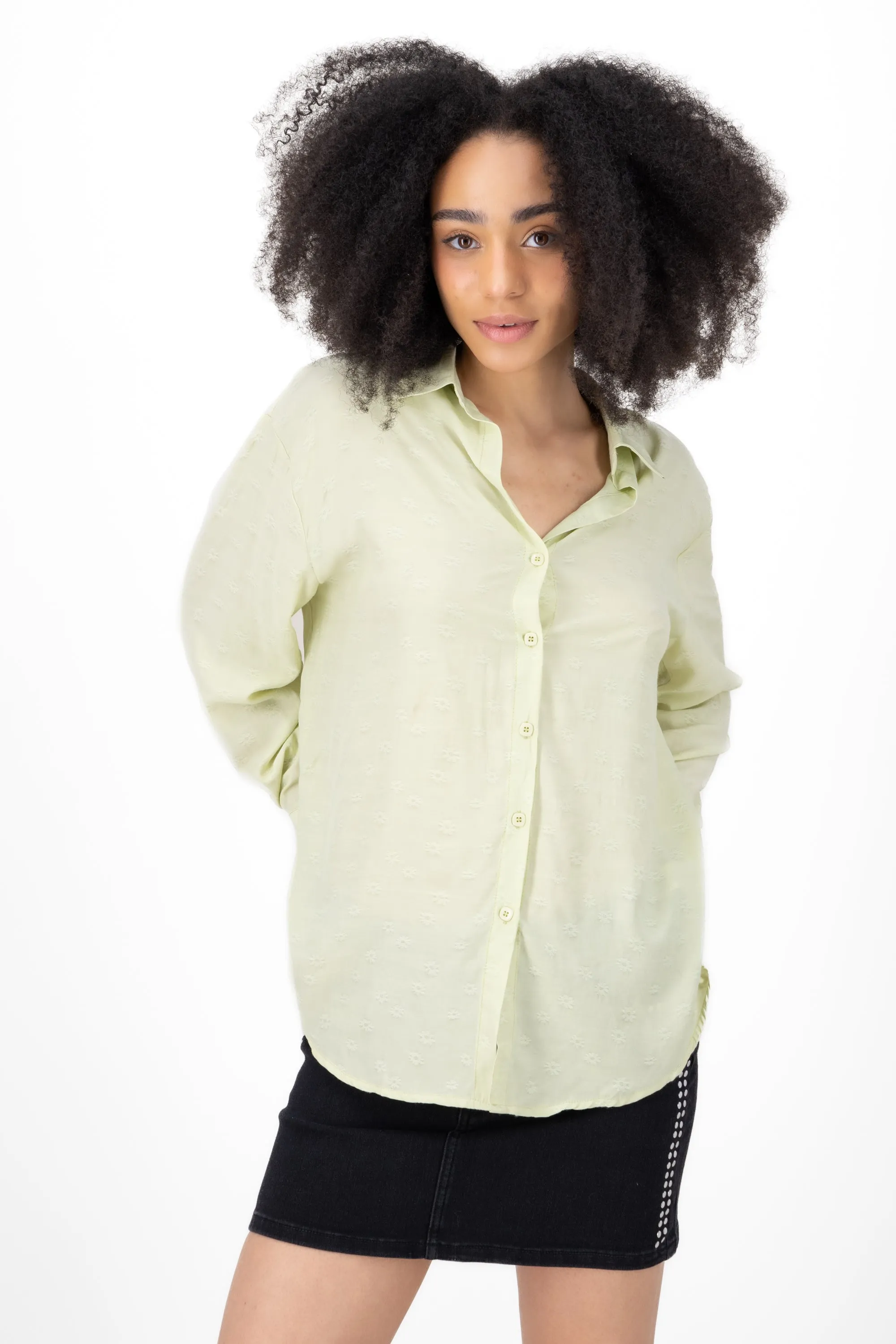 Camisa manga larga detalle bordado Hypsters sold by Shasa