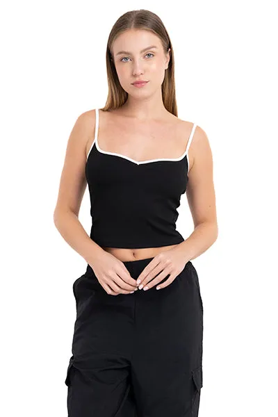 Top tirantes borde bicolor sold by Shasa