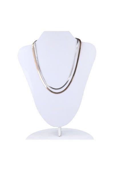 Collar doble capa metal sold by Shasa