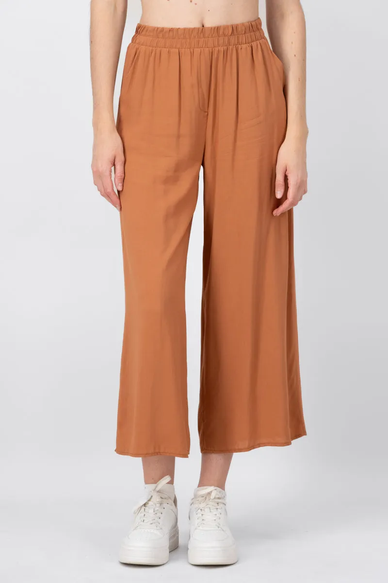 Pantalón Wide Leg Cintura Alta Fruncida sold by Shasa product image thumbnail 2