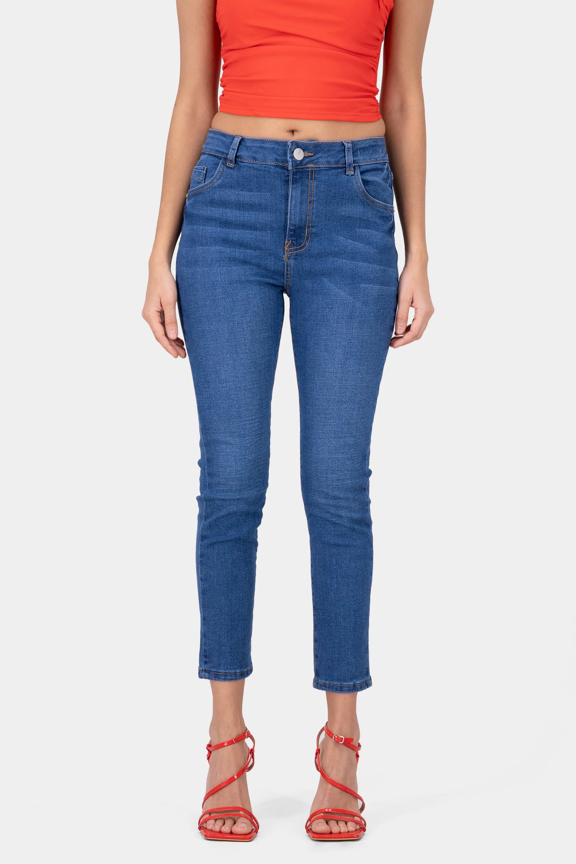 Jeans skinny cintura media sold by Shasa product image thumbnail 2