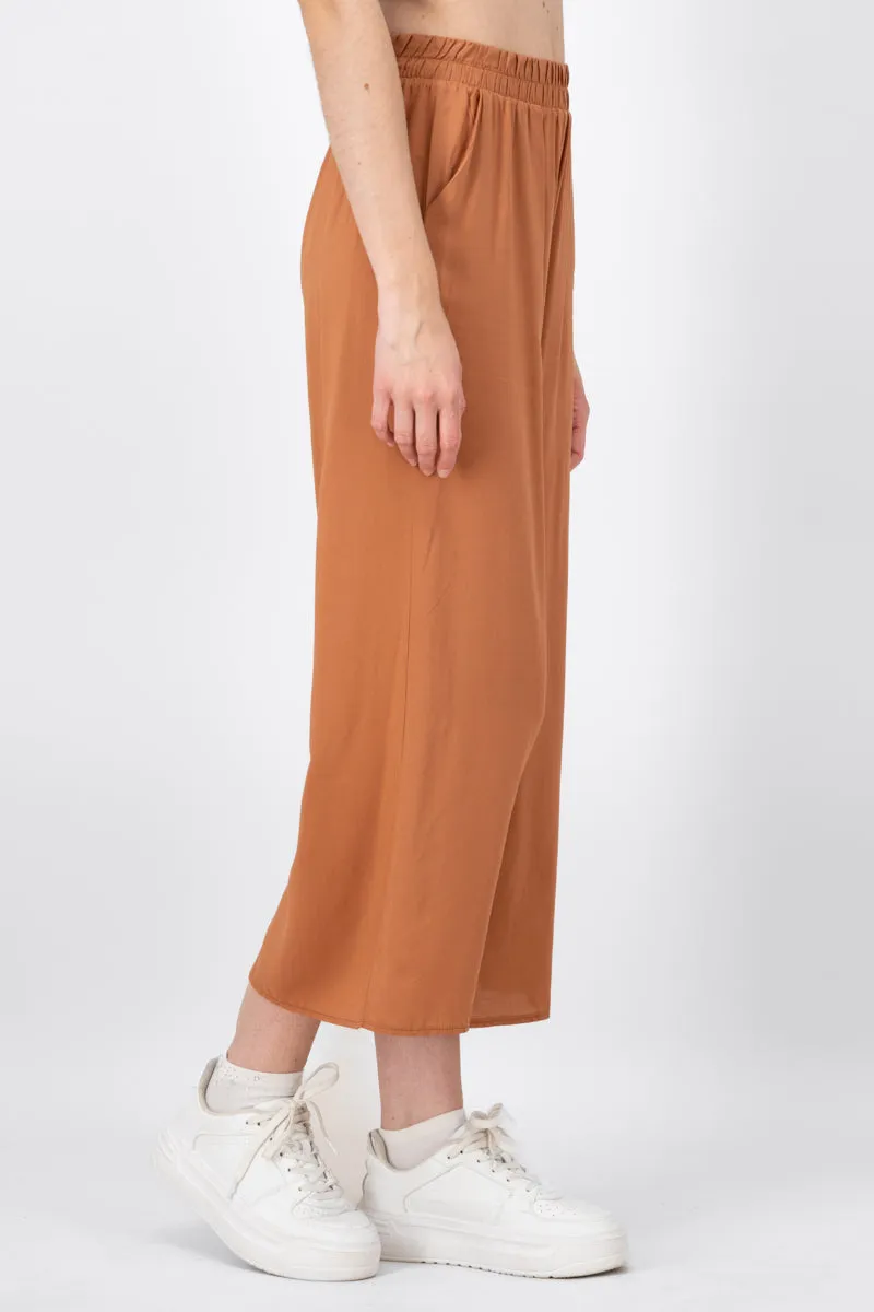 Pantalón Wide Leg Cintura Alta Fruncida sold by Shasa product image thumbnail 3