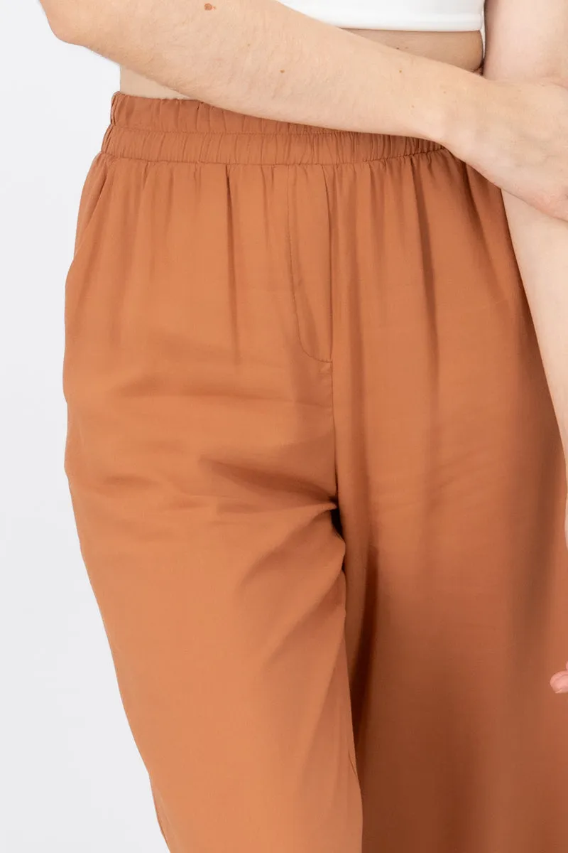 Pantalón Wide Leg Cintura Alta Fruncida sold by Shasa product image thumbnail 5