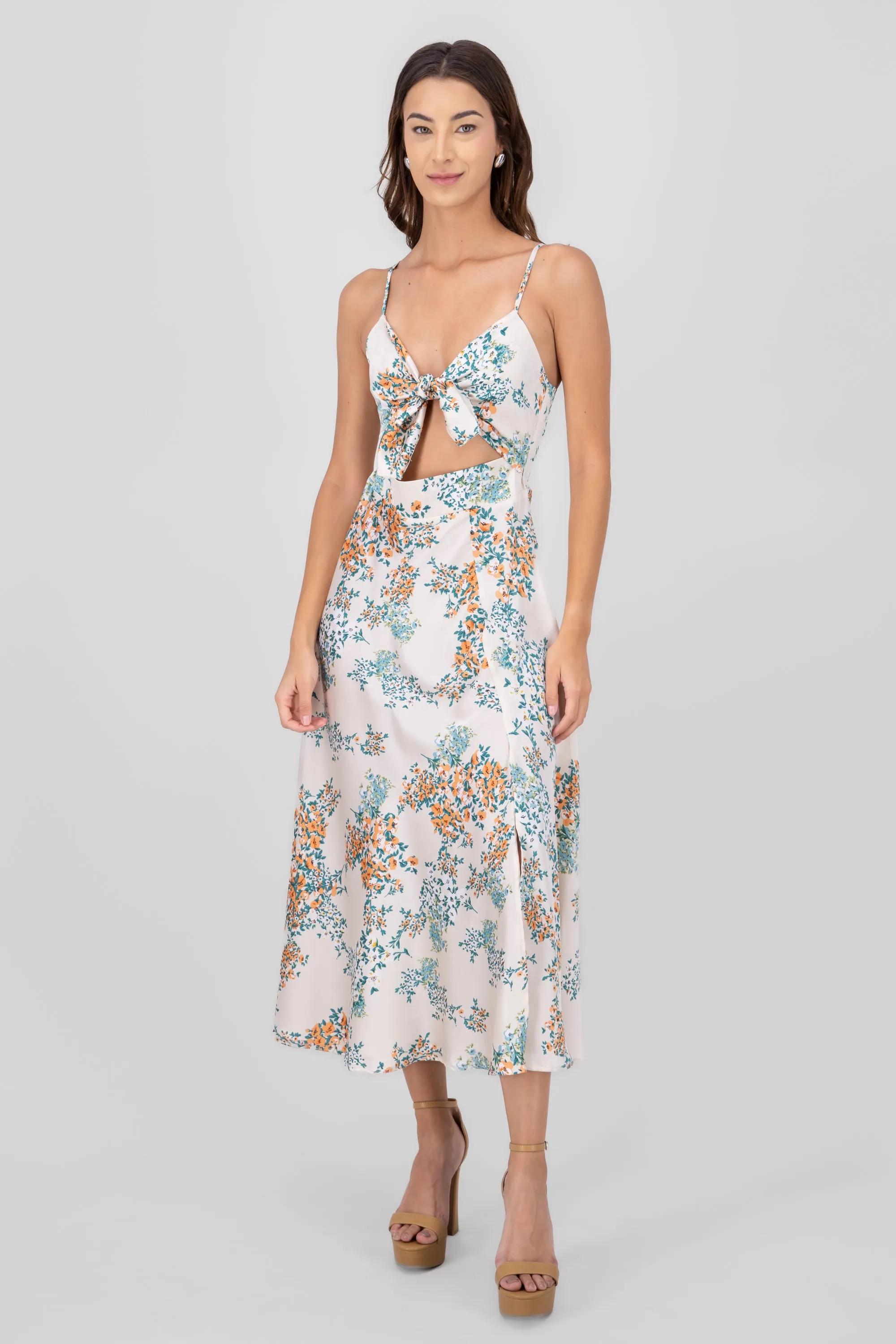 Vestido Maxi Con Abertura sold by Shasa