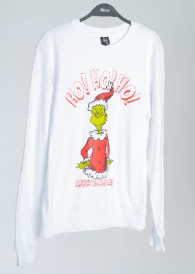 Sudadera navideña Grinch ho ho ho sold by Shasa
