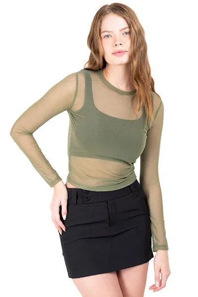 Top Mesh Manga Larga sold by Shasa product image thumbnail 2