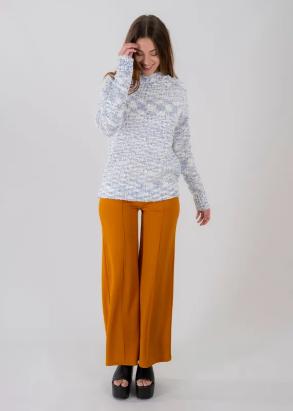 Pantalón Wide Leg Cintura Alta Costuras sold by Shasa