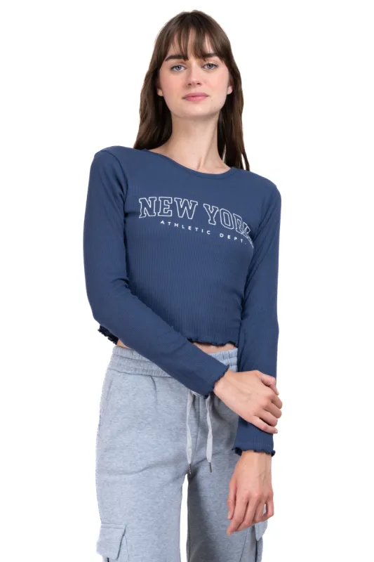 Top manga larga Nueva York sold by Shasa