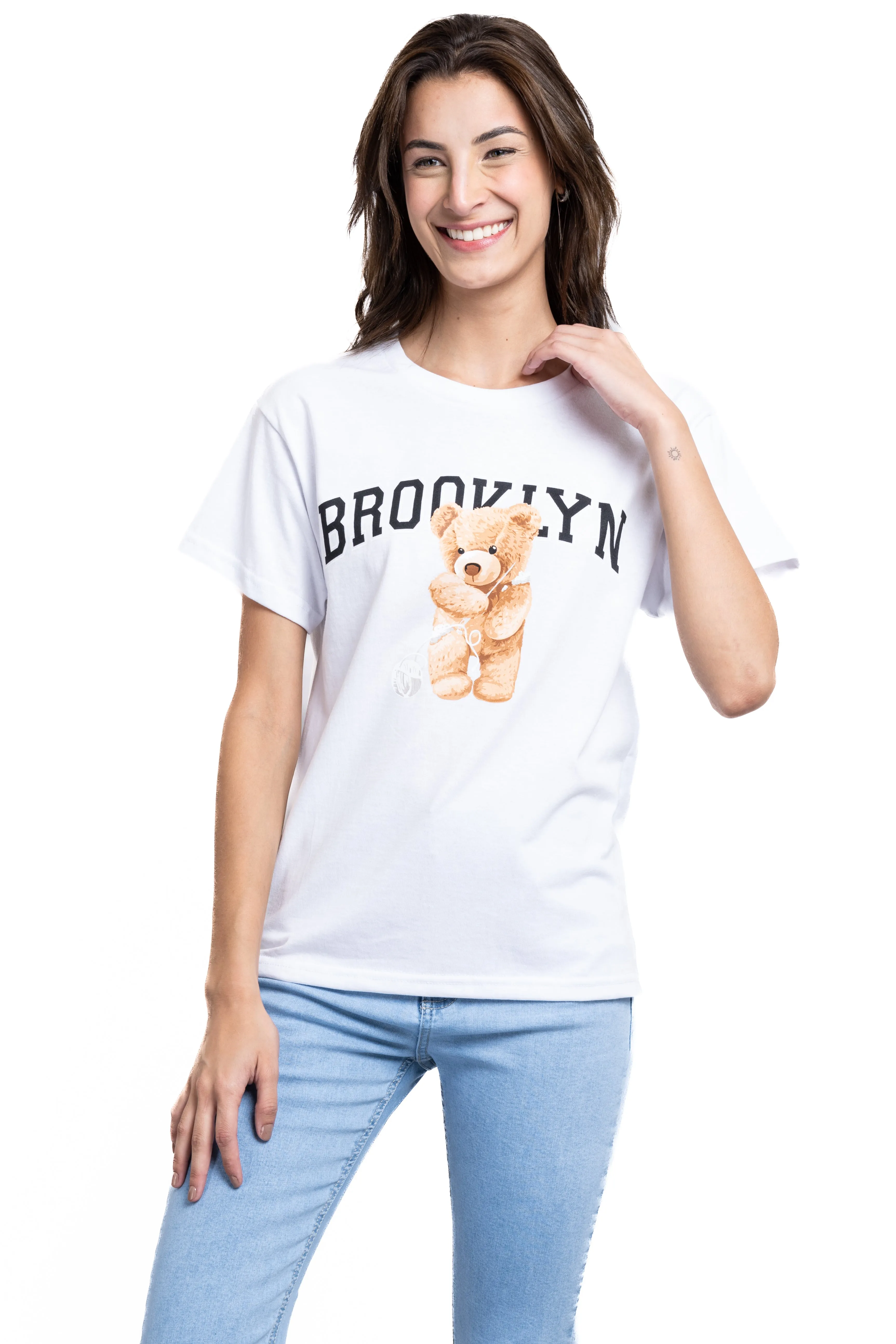 Playera manga corta osito Brooklyn sold by Shasa