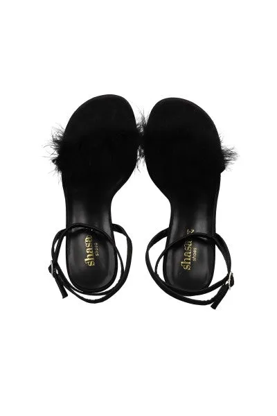 Tacón alto cintas plumas sold by Shasa product image thumbnail 5