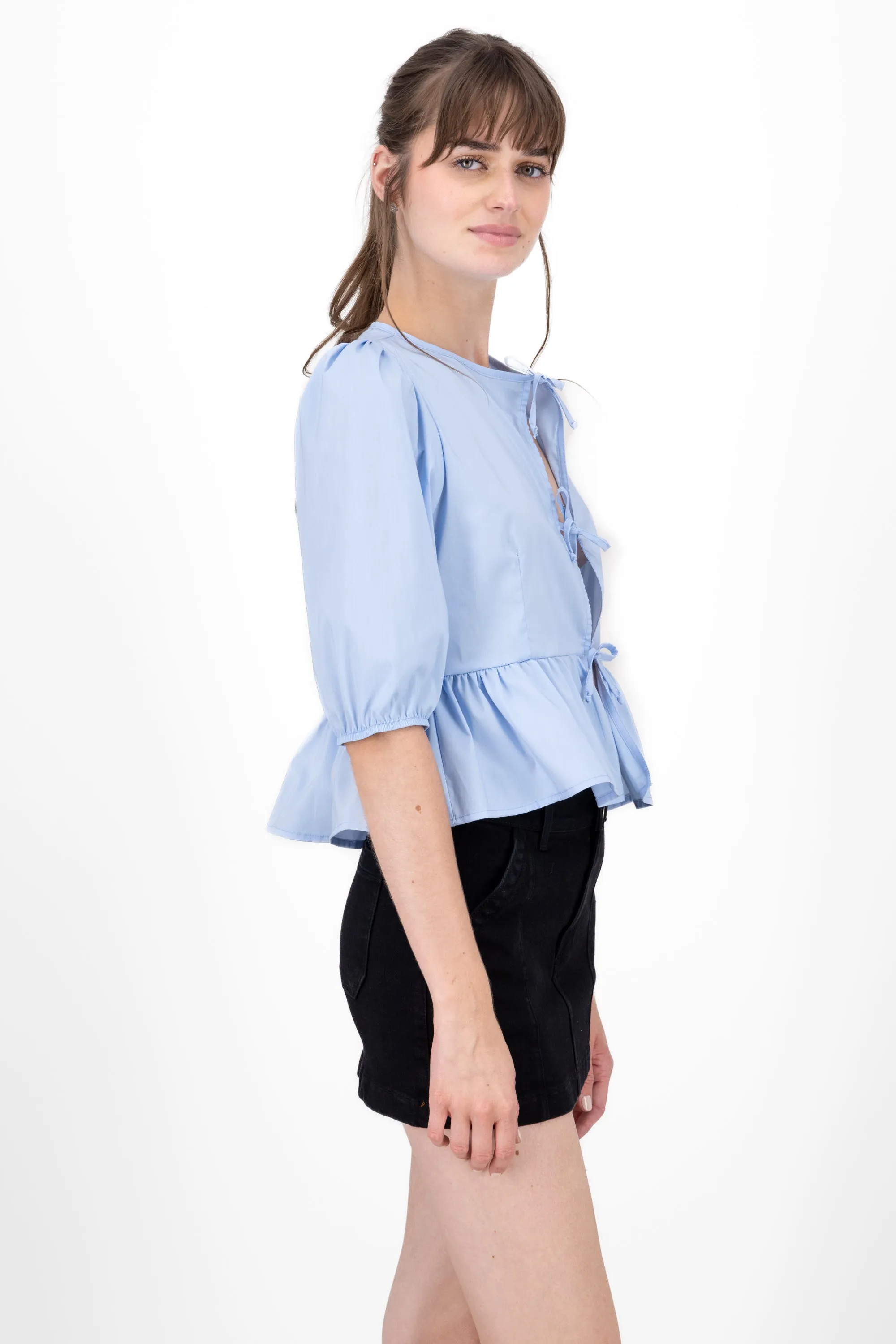 Blusa lazos popelina sold by Shasa product image thumbnail 3