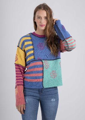 Suéter parches multicolor sold by Shasa