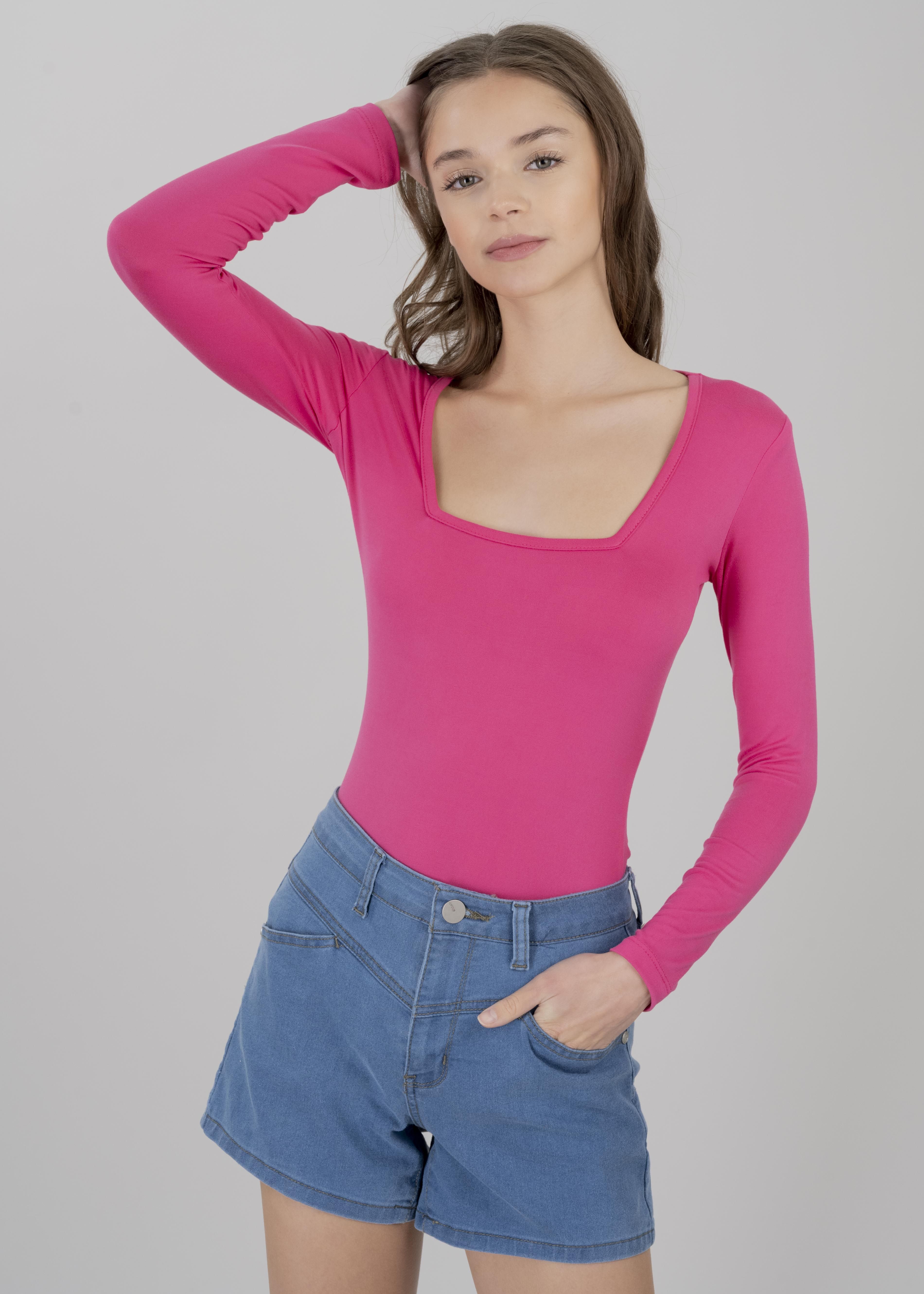 Bodysuit liso escote sold by Shasa