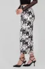 Falda midi mesh flock flores sold by Shasa