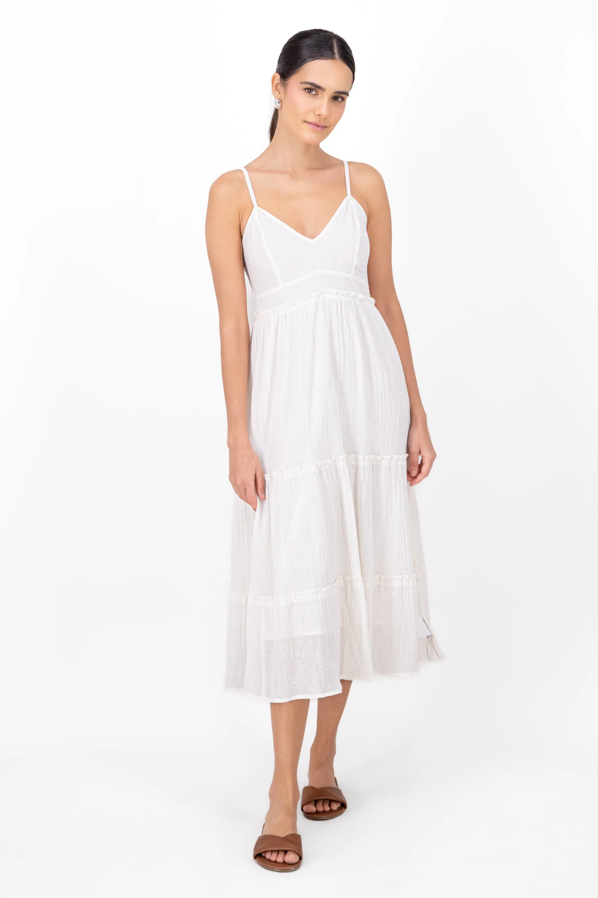 Vestido maxi liso sold by Shasa