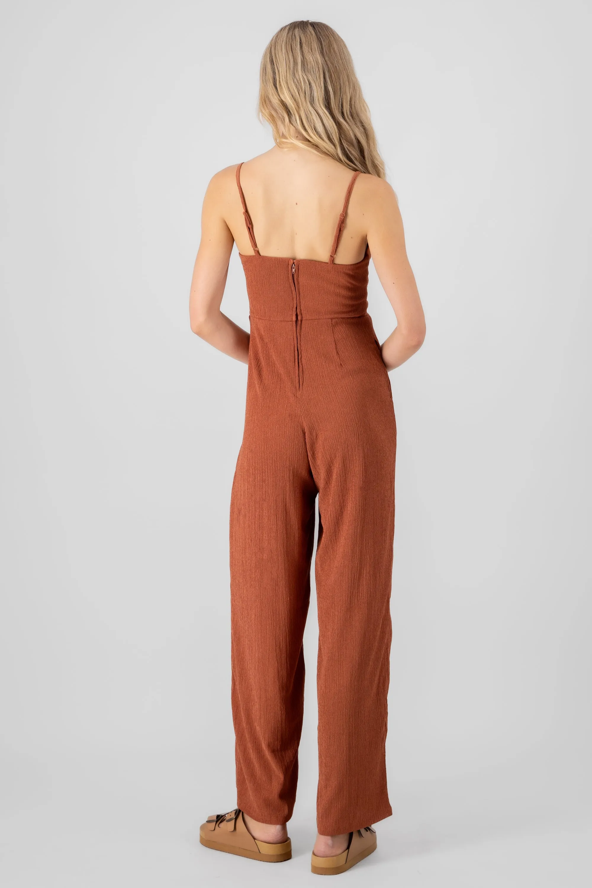 Jumpsuit escote cruzado y abertura sold by Shasa product image thumbnail 4