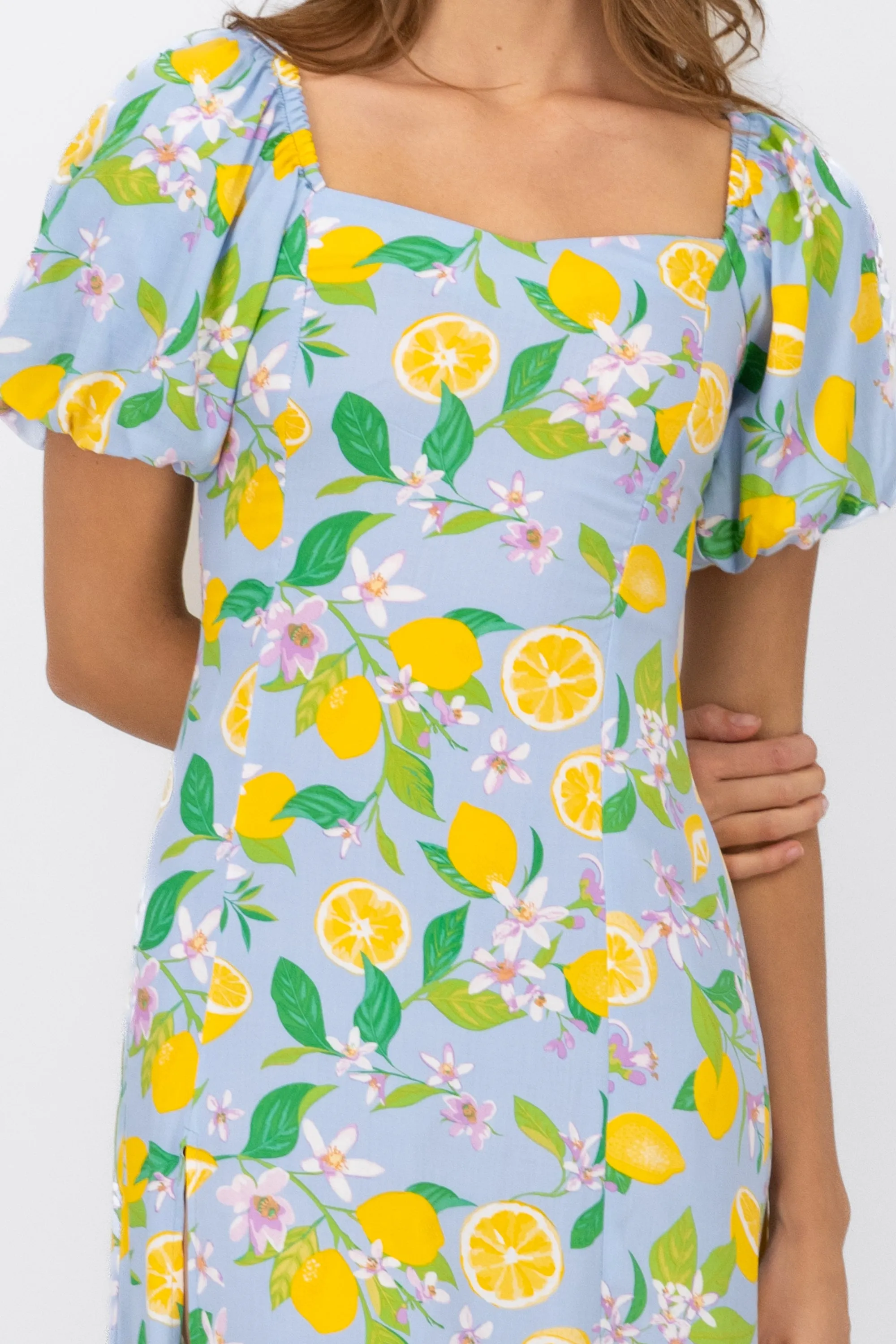 Vestido midi abertura estampado sold by Shasa product image thumbnail 5