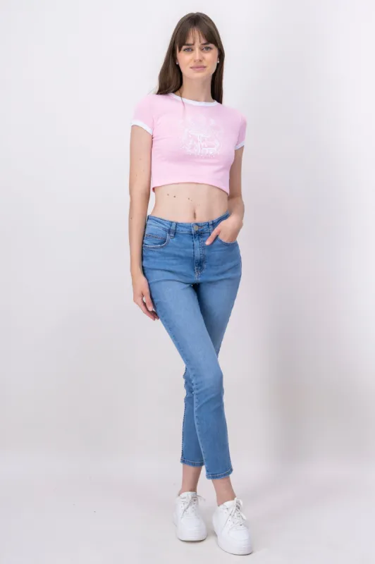 Jeans skinny cintura alta sold by Shasa