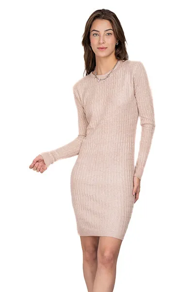 Vestido mini tejido acanalado sold by Shasa