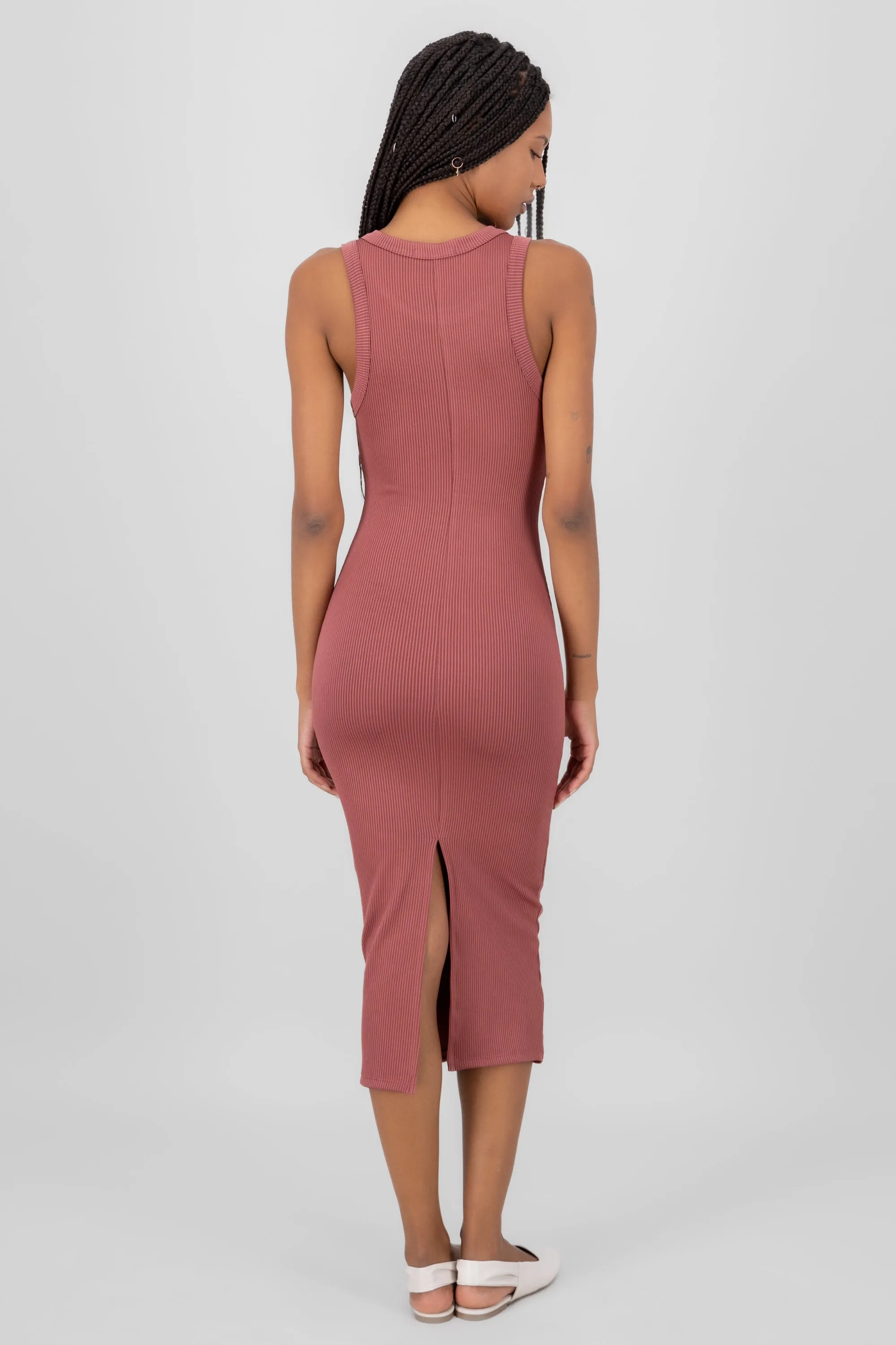 Vestido Maxi Sin Manga Rib sold by Shasa product image thumbnail 4