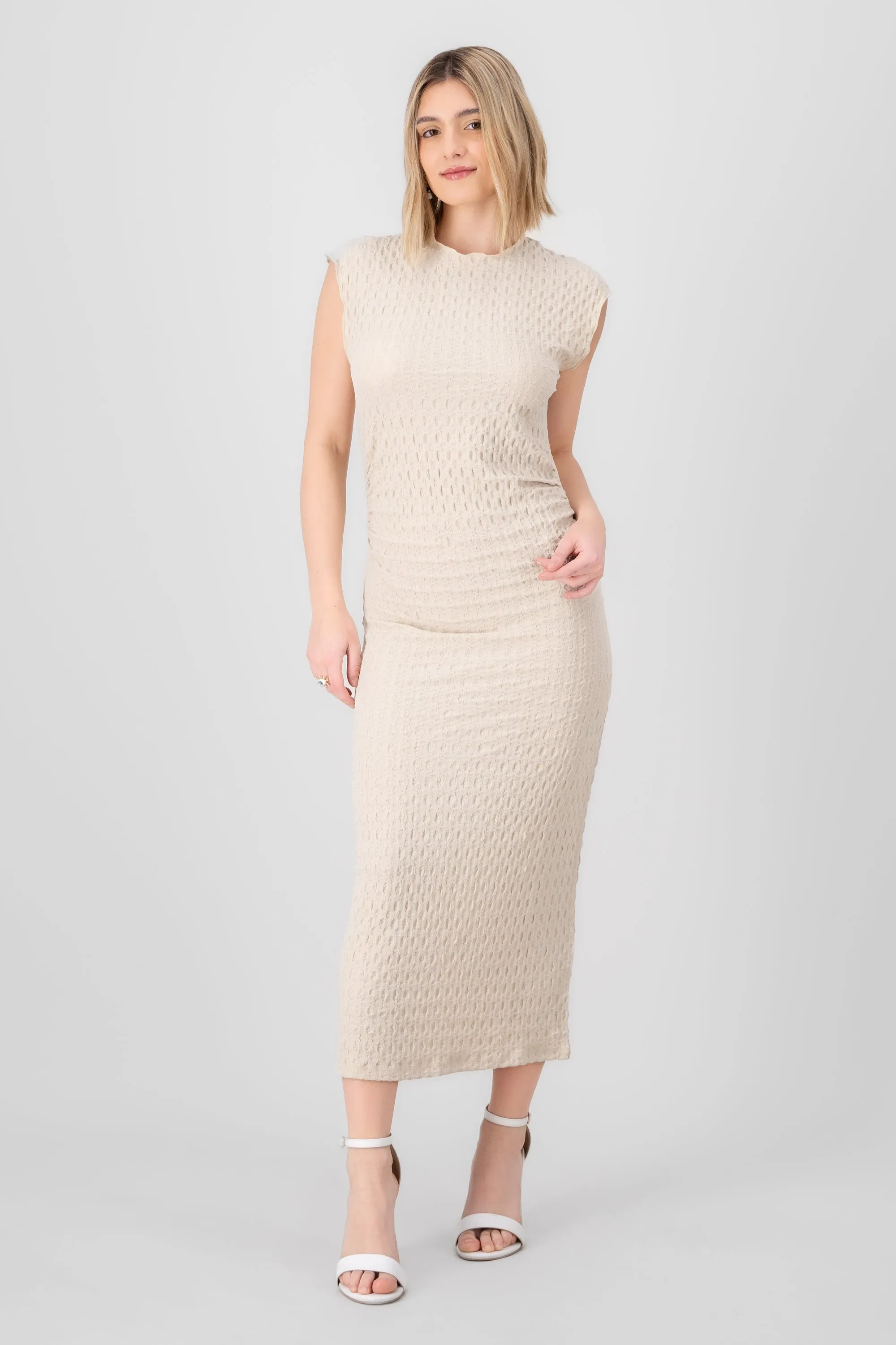 Vestido midi textura sold by Shasa product image thumbnail 2
