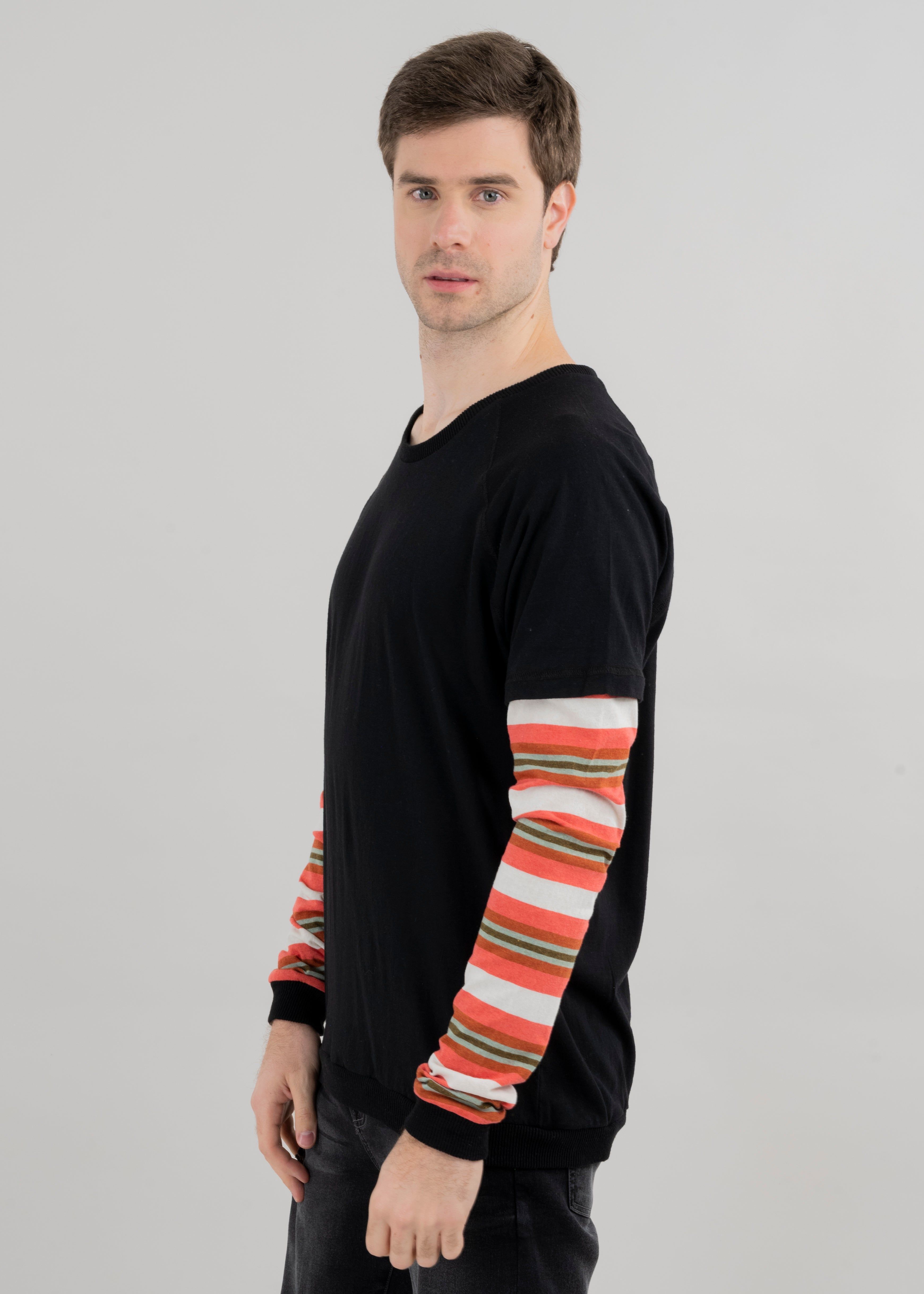 Sudadera manga contraste rayas sold by Shasa product image thumbnail 3