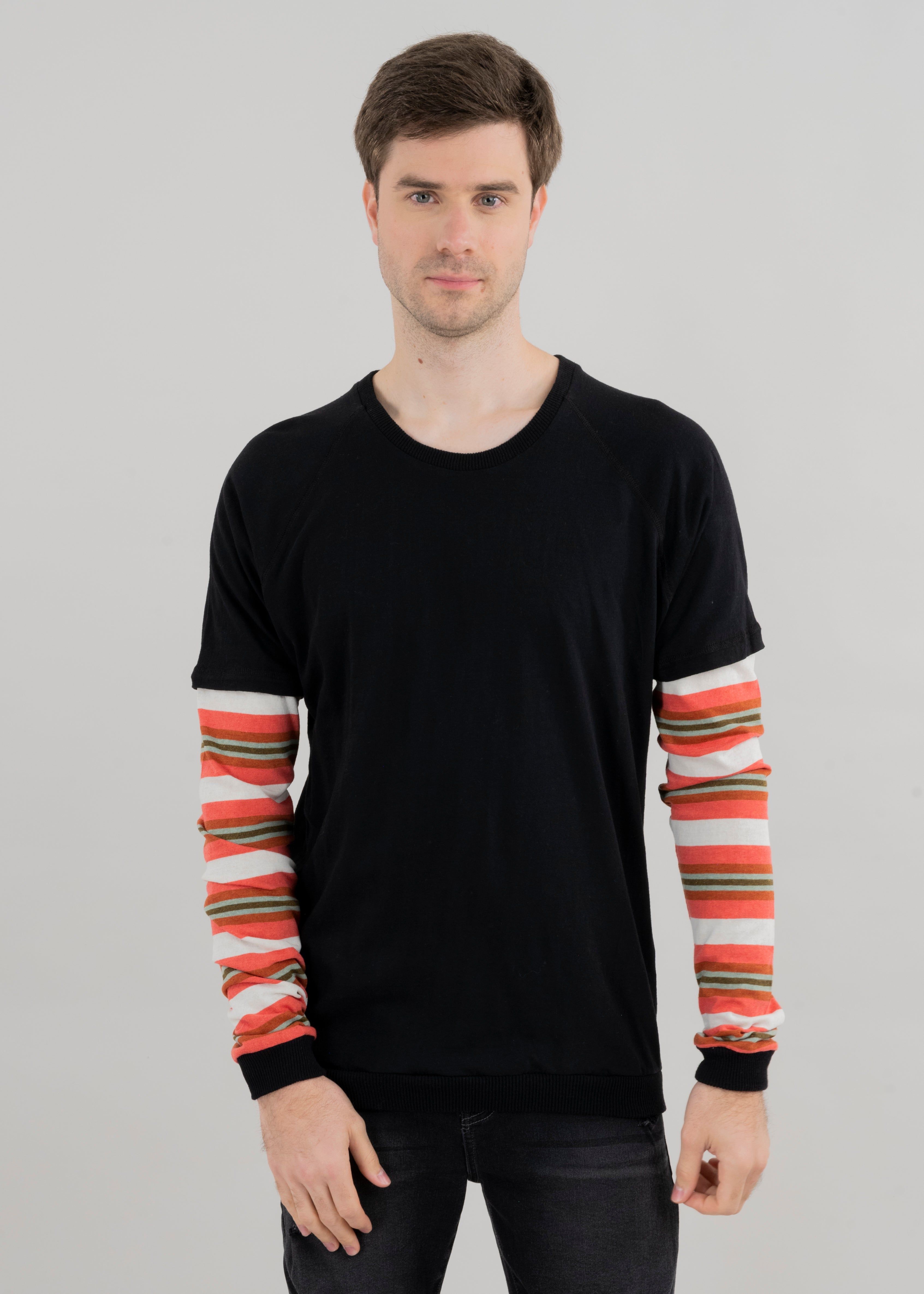 Sudadera manga contraste rayas sold by Shasa product image thumbnail 2