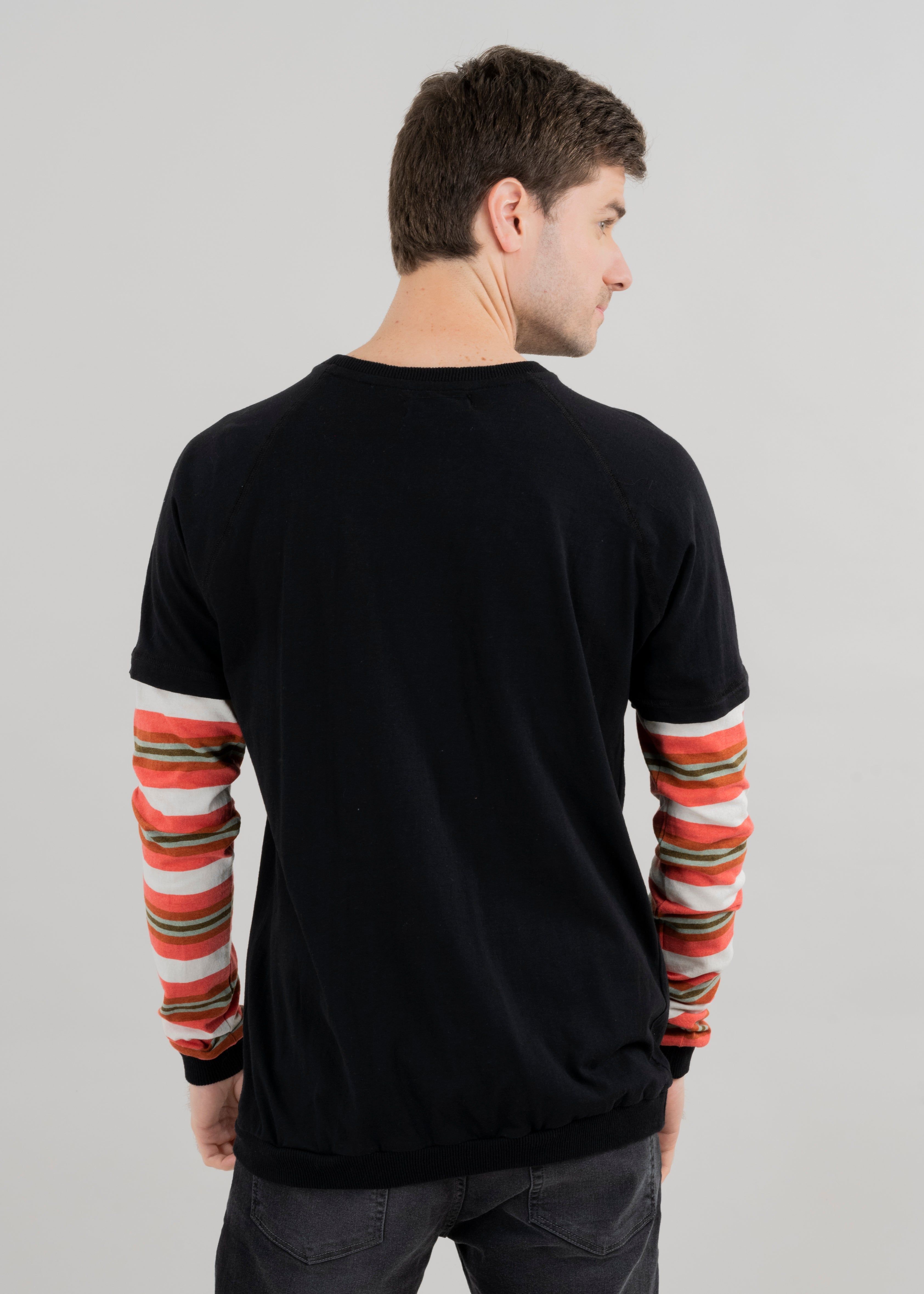 Sudadera manga contraste rayas sold by Shasa product image thumbnail 4