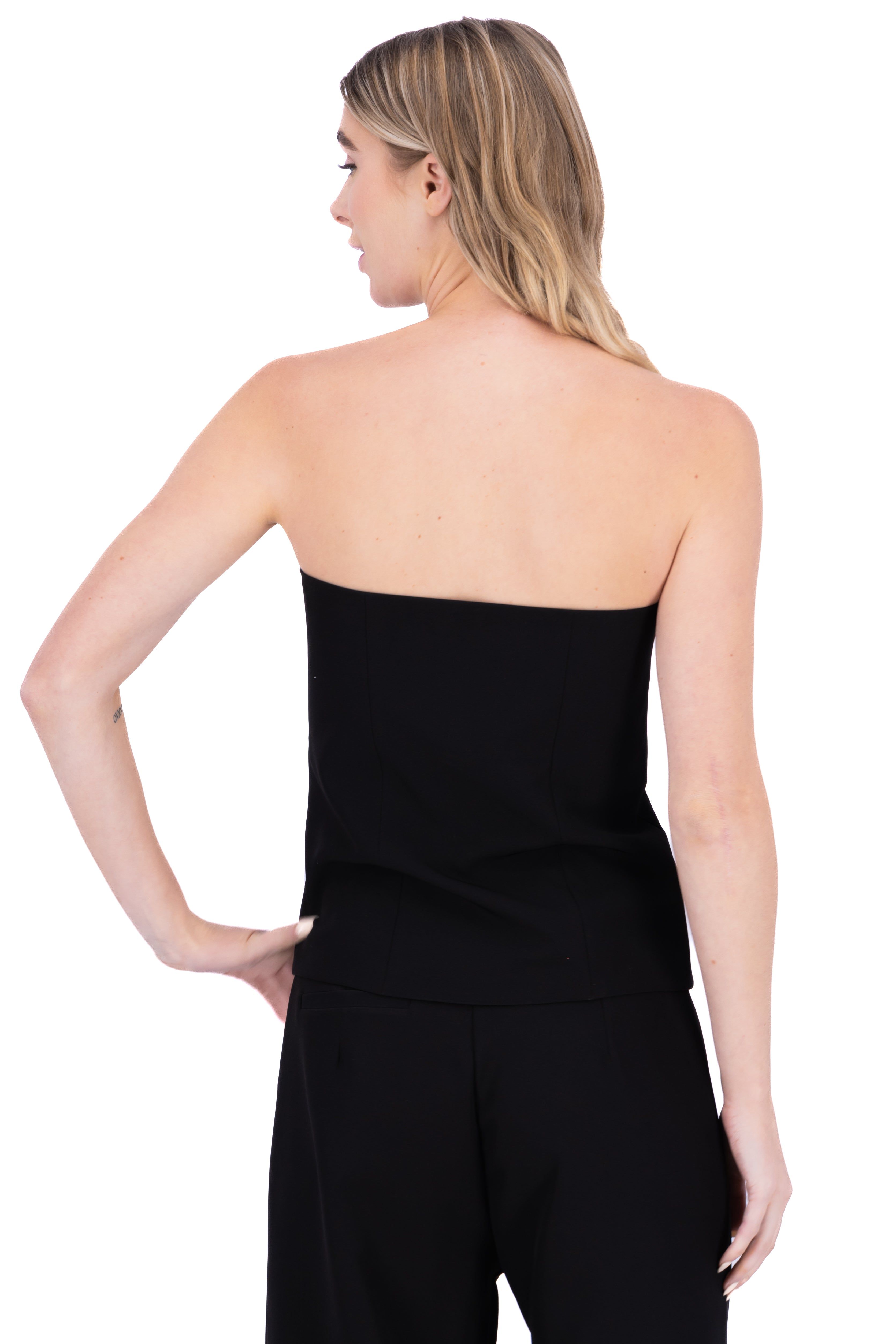 Top strapless detalle botones sold by Shasa product image thumbnail 4