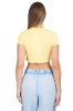 Crop top manga corta sold by Shasa