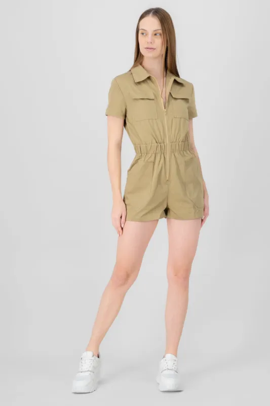 Romper liso cargo sold by Shasa