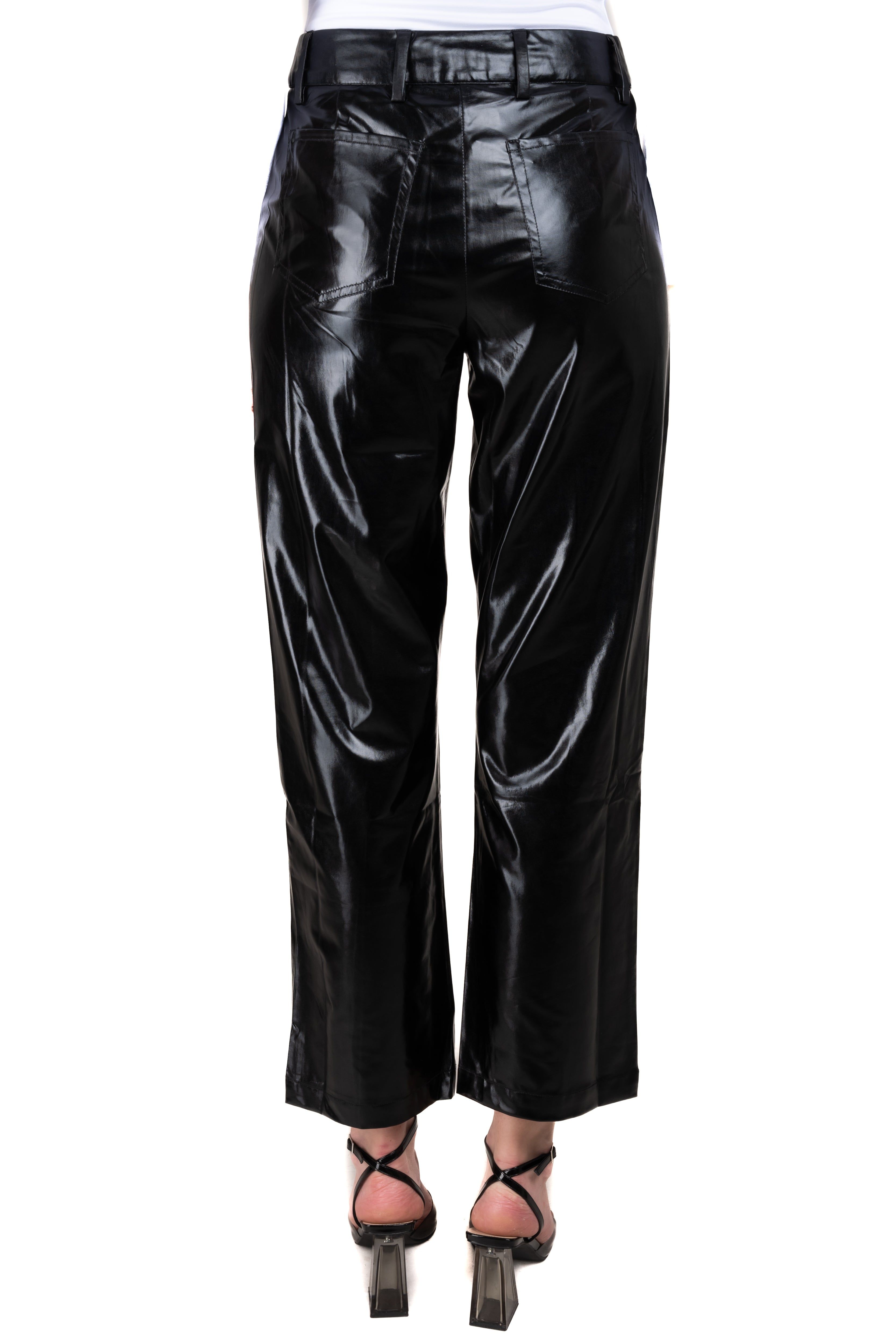 Pantalón recto efecto charol sold by Shasa product image thumbnail 4