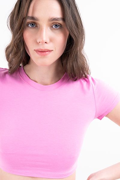 Topcrop cuello redondo liso sold by Shasa product image thumbnail 5