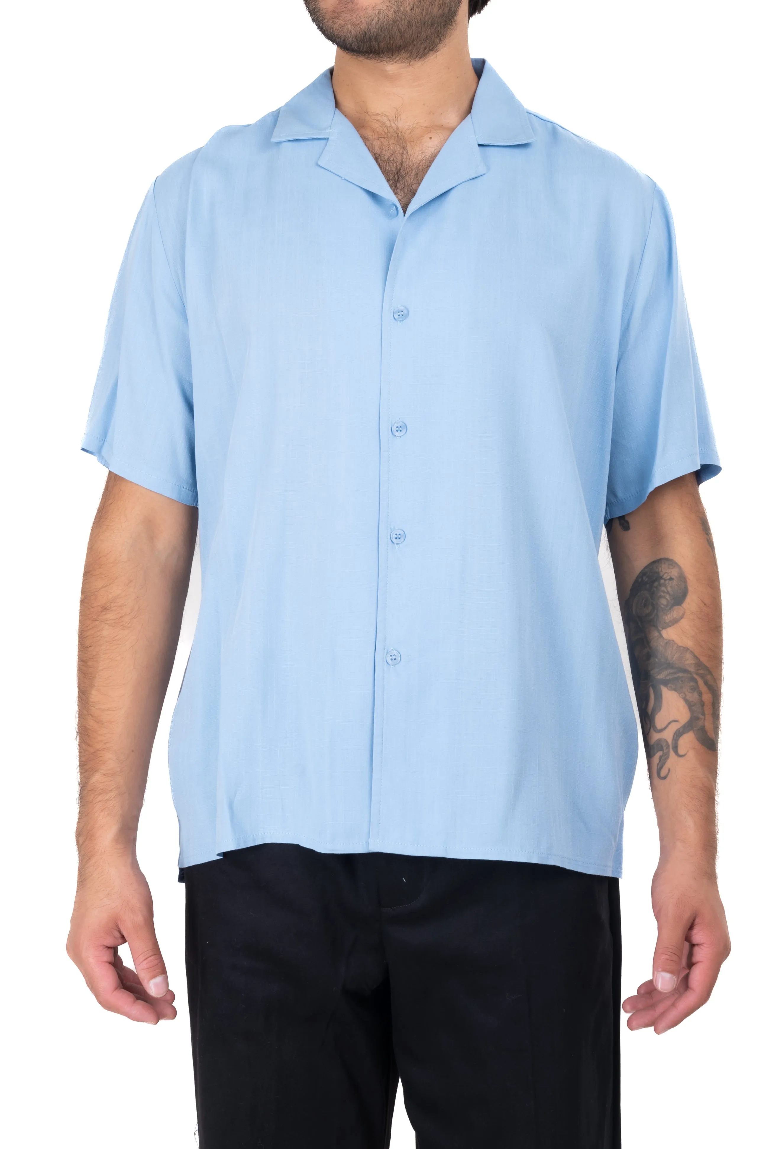 Camisa fluida manga corta sold by Shasa