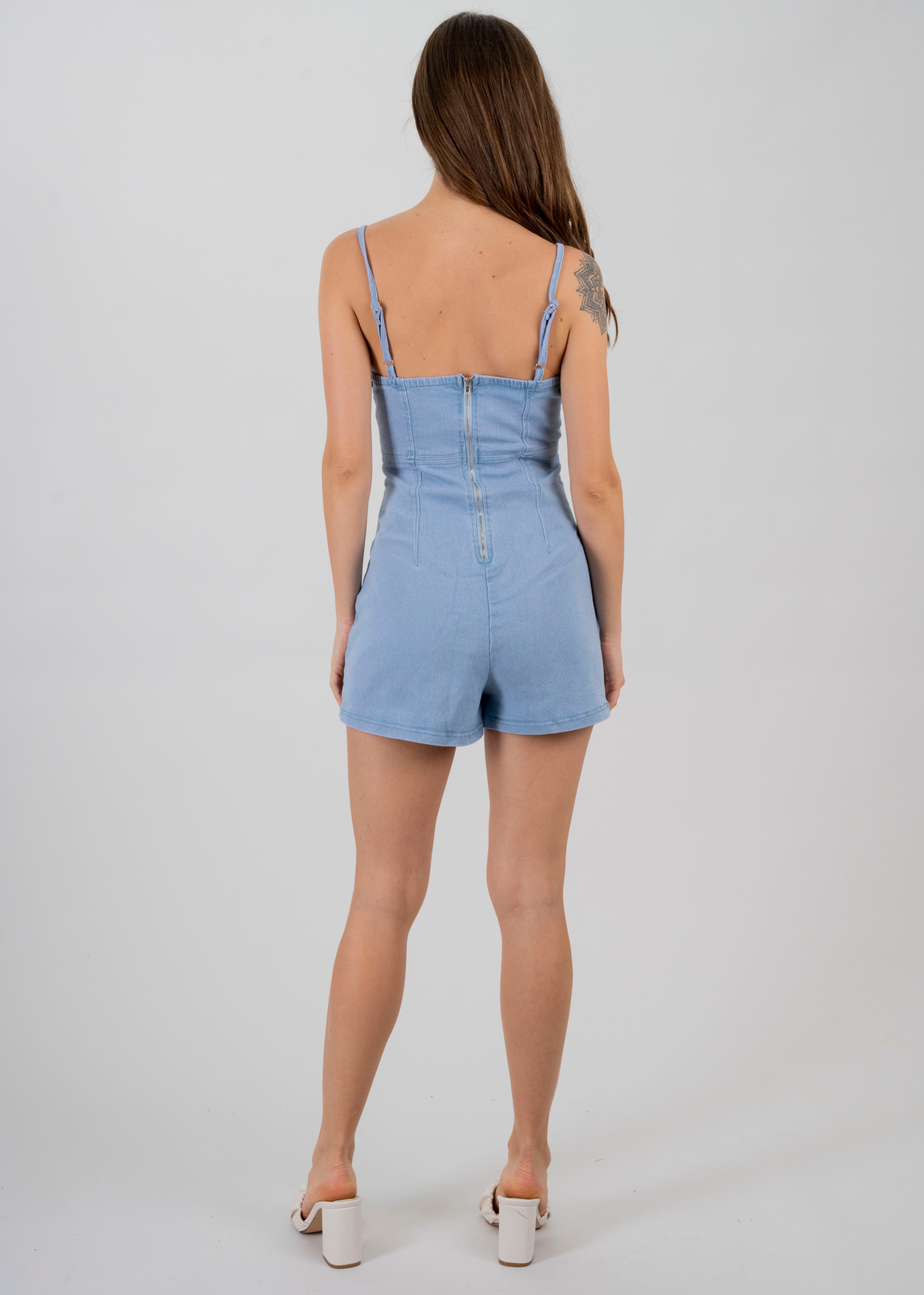 Romper mezclilla tirantes sold by Shasa product image thumbnail 4