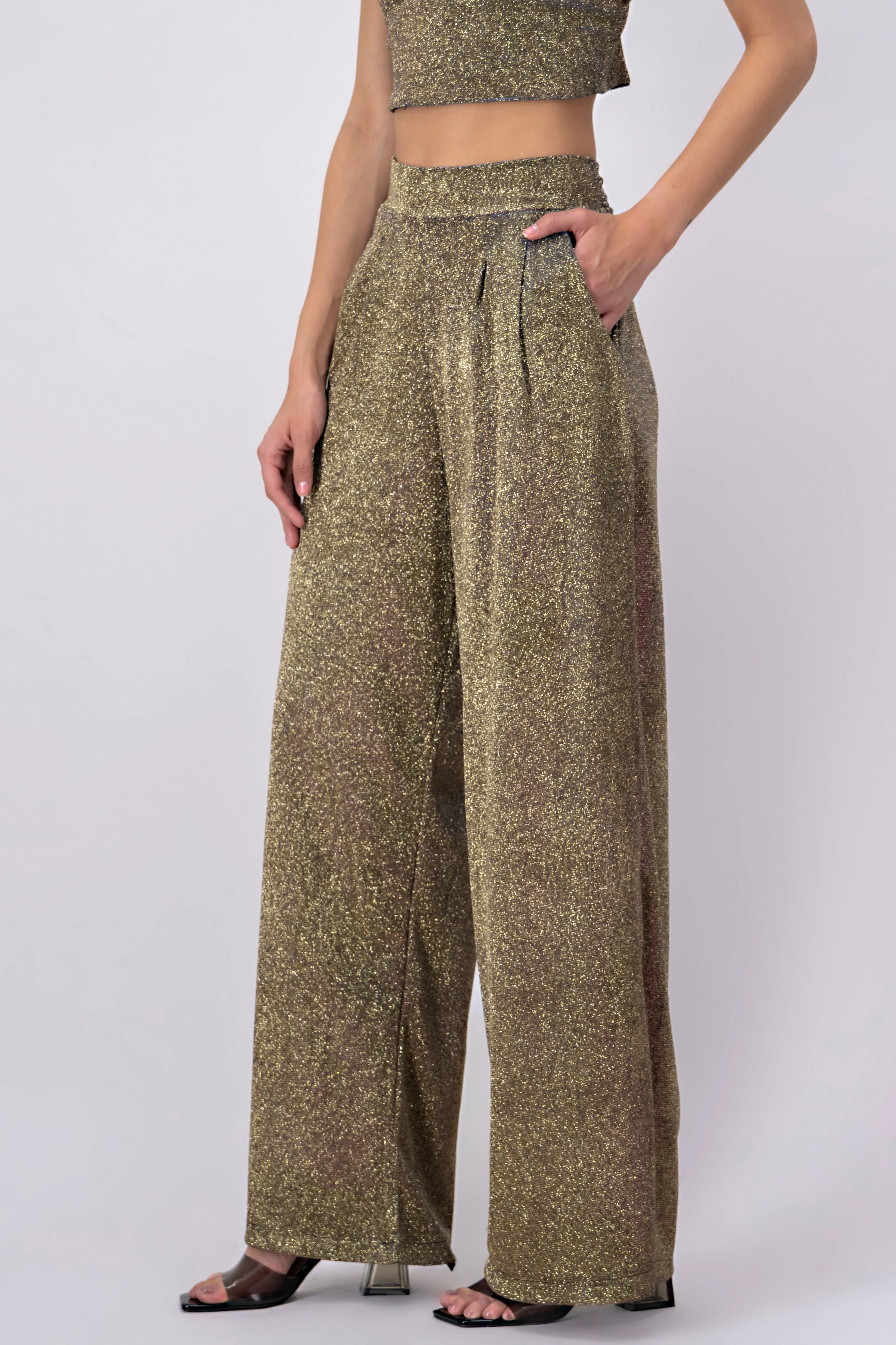 Pantalon amplio brillos sold by Shasa product image thumbnail 3